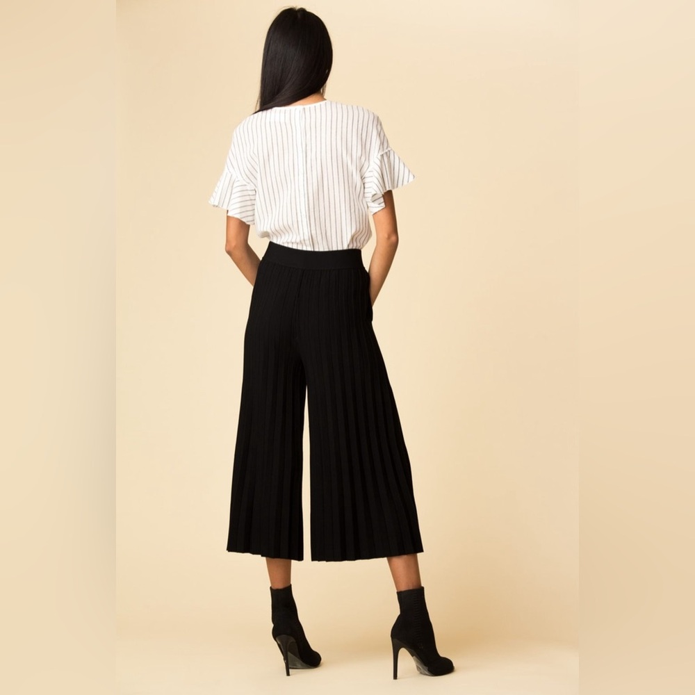 DEREK LAM 10 crosby Colorblocked pleated pant